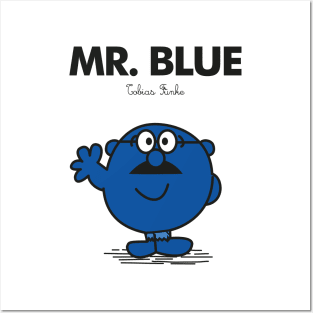 Mr Blue Posters and Art